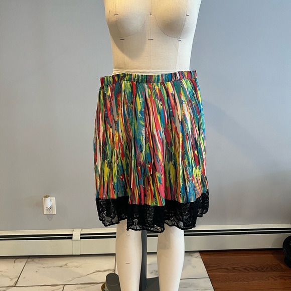 Prabal Gurung for Target Multicolor Abstract Midi Skirt - Picture 1 of 1